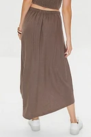 Kendall + Kylie Linen-Blend Skirt