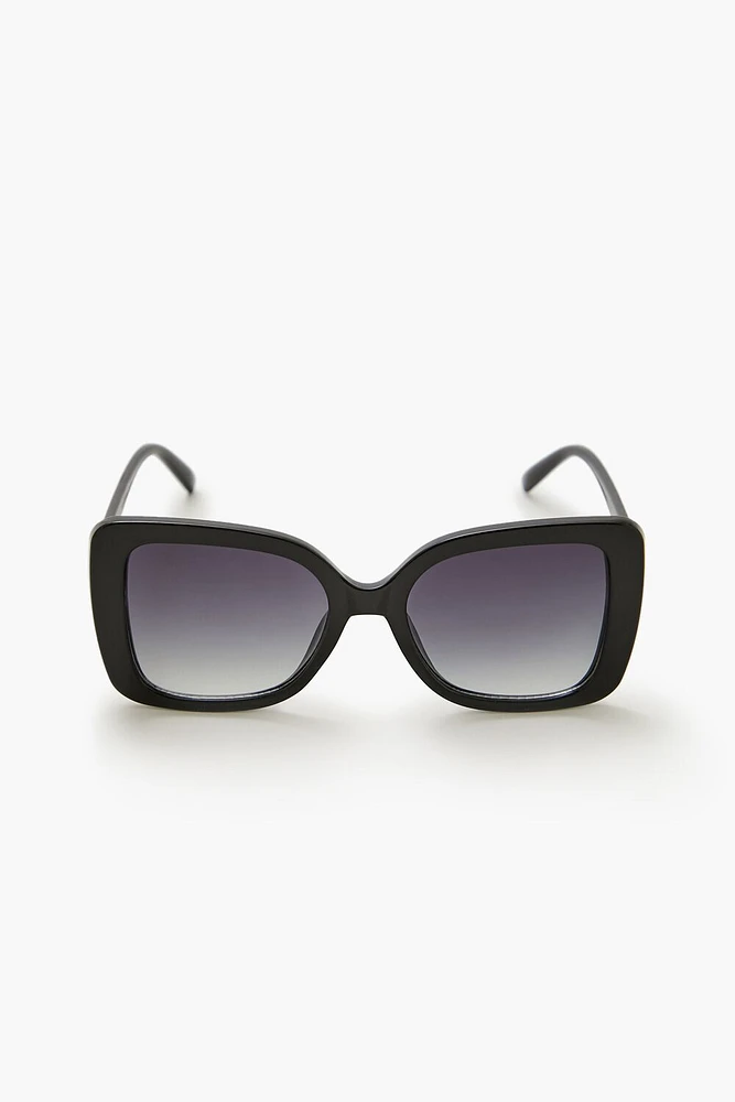 Tinted Square Frame Sunglasses