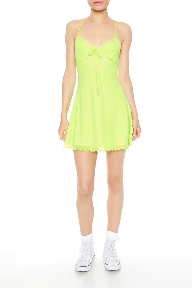 Lettuce-Edge Cami Mini Dress