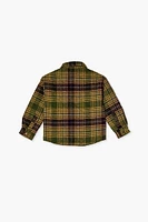 Kids Plaid Shacket (Girls + Boys)