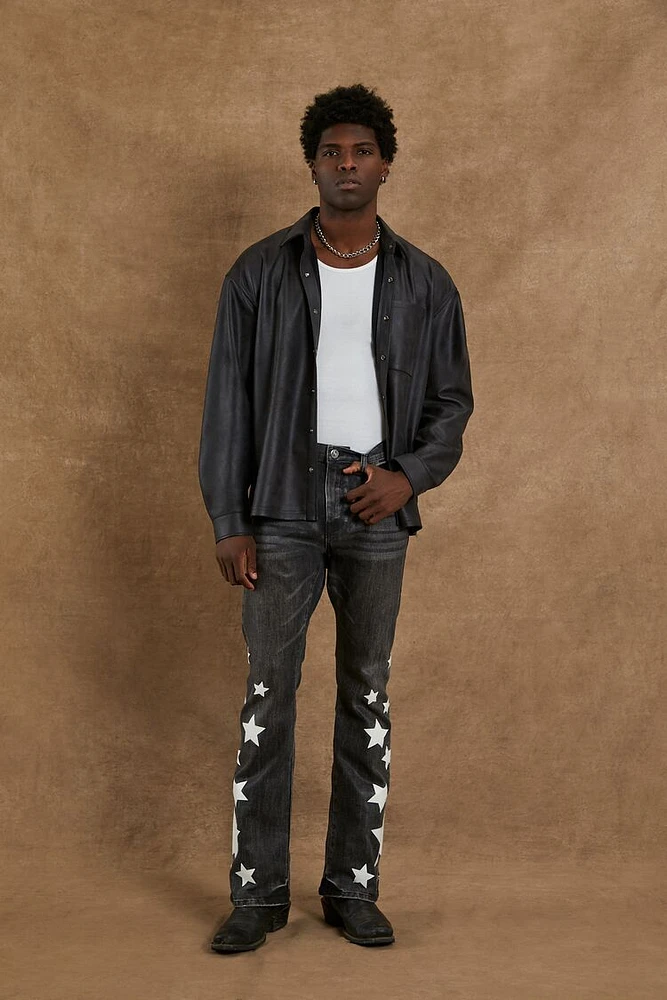 Compton Cowboys Star Flare Jeans