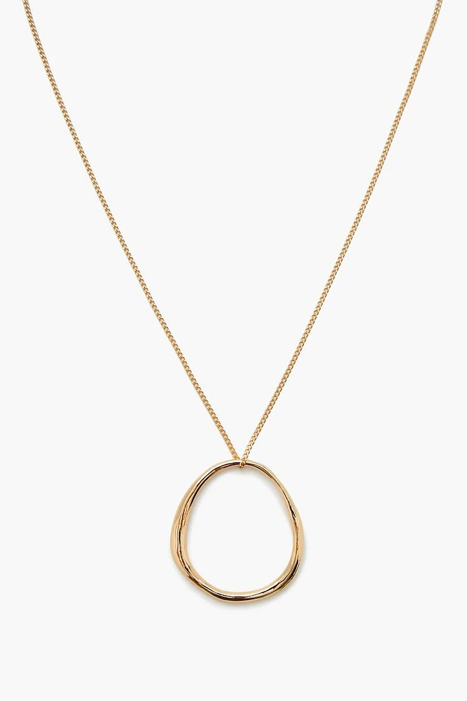 Hoop Pendant Necklace