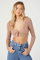 Cropped Cardigan Sweater