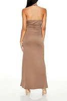 Halter Bodycon Maxi Dress