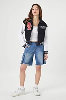 Varsity Letterman Bomber Jacket