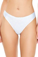 Bow Print Thong Panties