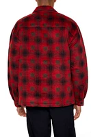 Plaid Drop-Sleeve Shacket