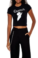 Rhinestone Casper Baby Tee