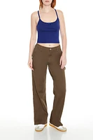 Pointelle Knit Bow Cami