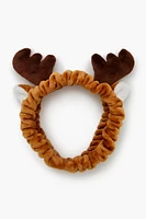 Plush Reindeer Headwrap