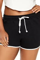 Plus Ringer Dolphin Shorts
