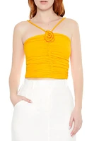 Cropped Rosette Cami