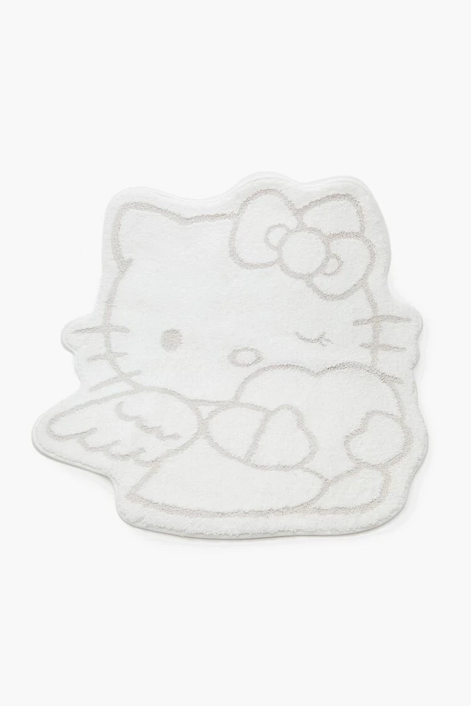 Plush Angel Hello Kitty Bath Rug