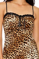 Leopard Sweetheart Mini Dress