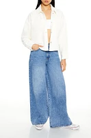 Corduroy Cropped Shacket