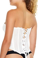 Lace Lingerie Corset Tube Top