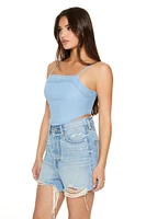 Cropped Chambray Cami