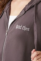 Quiet Chaos Zip-Up Hoodie