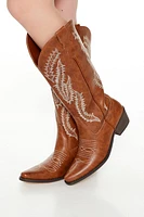 Embroidered Western Cowboy Boots