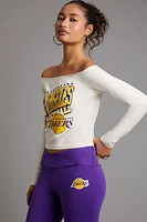 Los Angeles Lakers Off-the-Shoulder Top