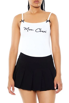 Cropped Mon Cheri Bow Cami