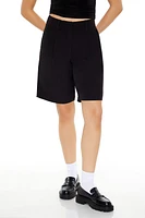 High-Rise Bermuda Trouser Shorts