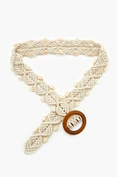 Macrame Crochet Seashell Belt