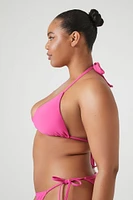 Plus Triangle Bikini Top