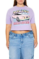 Plus Racing Club Cropped Tee