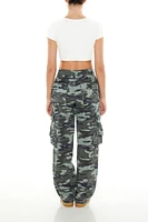 Camo Print Cargo Pants