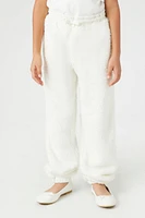 Kids Fleece & Faux Shearling Joggers (Girls + Boys)