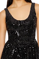 Sequin Mini A-Line Dress