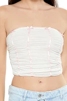 Bow Cropped Tube Top