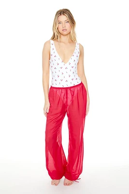 Sheer Swim Cover-Up Pants