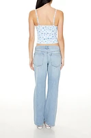 Distressed Baggy Low-Rise Jeans