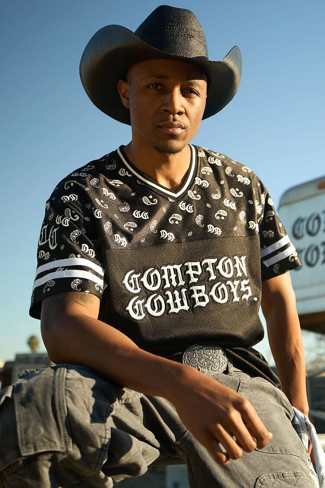 Compton Cowboys Paisley 88 Tee