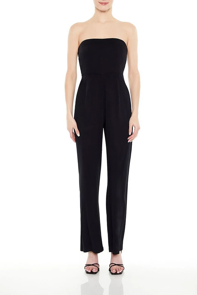 Strapless Wide-Leg Jumpsuit