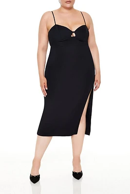 Plus Sweetheart Midi Dress