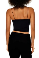 Seamless Ruched Cropped Cami