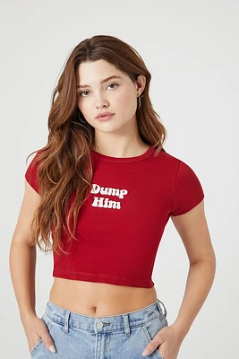 Dump Him Graphic Baby Tee