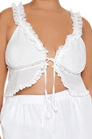 Plus Lace-Trim Cami