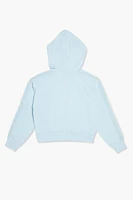 Girls Lace-Trim Zip-Up Hoodie (Kids)