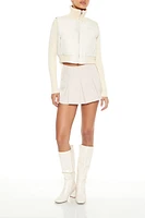Quilted Cropped Puffer Vest
