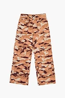 Girls Camo Cargo Pants (Kids)