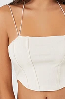 Strappy Bustier Cropped Cami