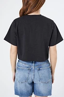 Boxy Cropped Crew Tee