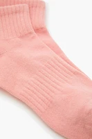 Ribbed Quarter Socks