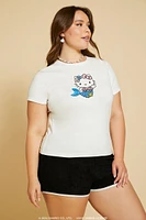 Plus Mermaid Hello Kitty Graphic Tee