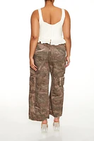 Plus Tie-Dye Cargo Pants