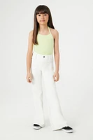 Girls High-Rise Flare Jeans (Kids)